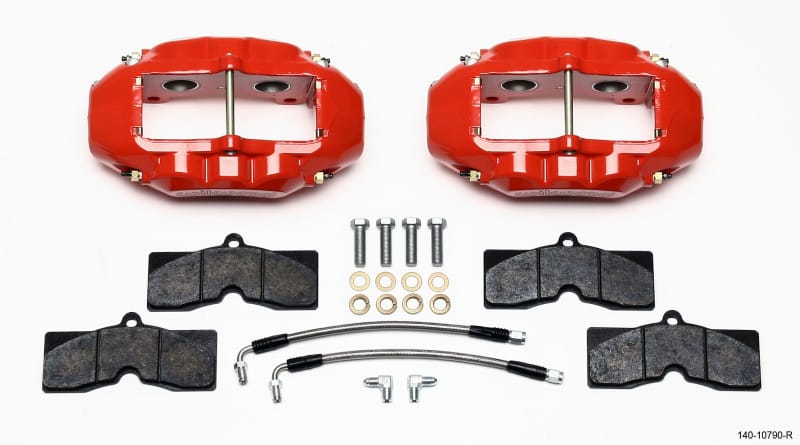 Wilwood — KIT,REAR,VETTE,65-82,D8-4,CALIPERS,PAD LINE,RED