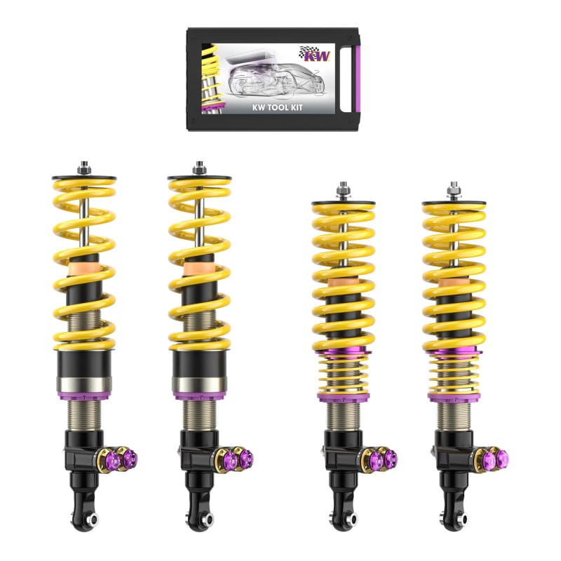 KW — Adjustable Coilover Suspension with Hydraulic Front & Rear Axle Lift System
KW COILOVER KIT V5 + HLS2 - 30942210