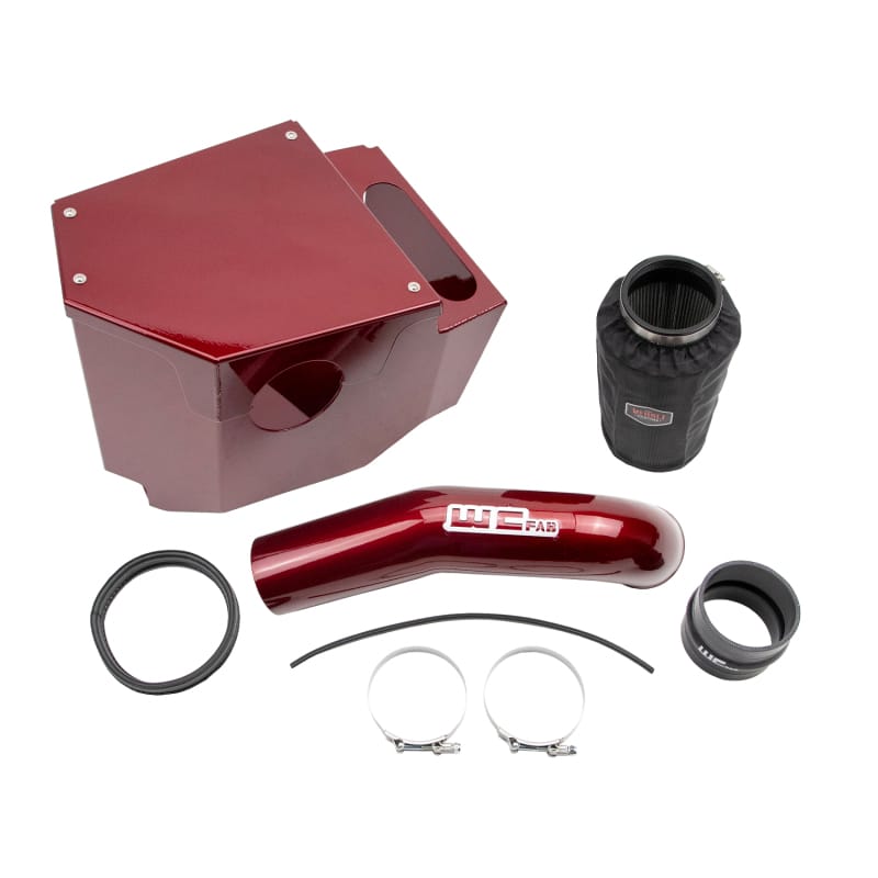 Wehrli — Intake Kit, 4in., for 2020-2025 Duramax L5P, WCFab Red
