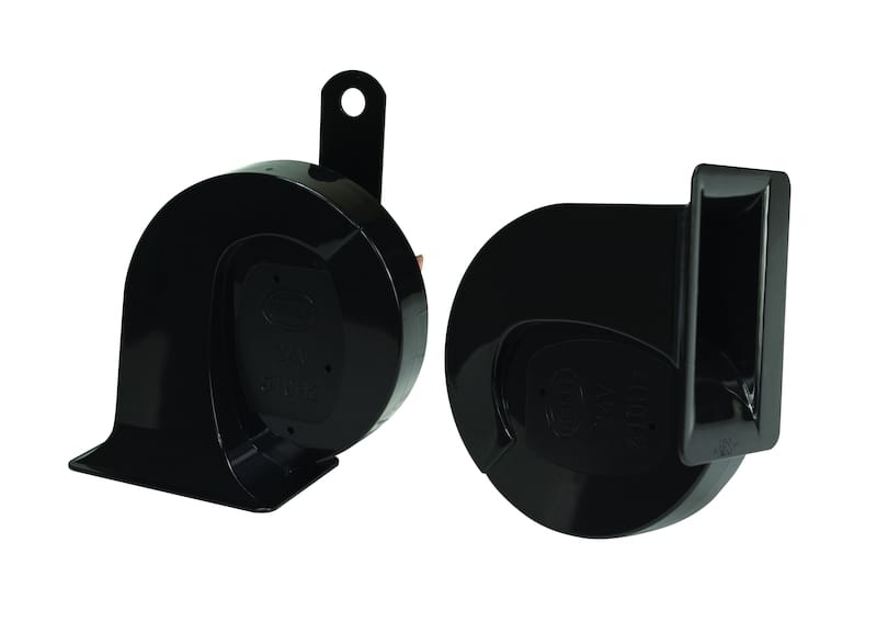 Hella — Hella Horn Kit Bx Black Trumpet 24V Univ