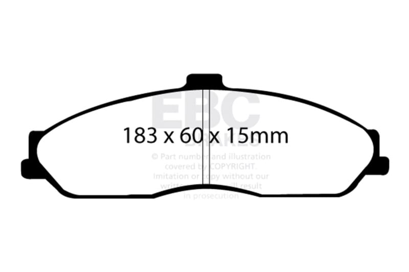 EBC — Redstuff Ceramic Low Dust Brake Pads