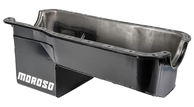 Moroso — Moroso Ford 351W (w/Rear Sump) Extra Deep Wet Sump 7qt 9in Steel Oil Pan
