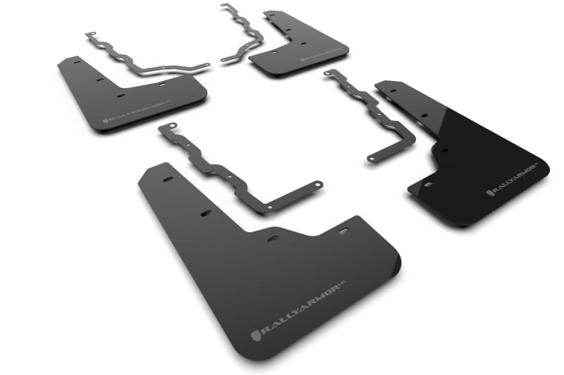 Rally Armor — Black Mud Flap/Grey Logo