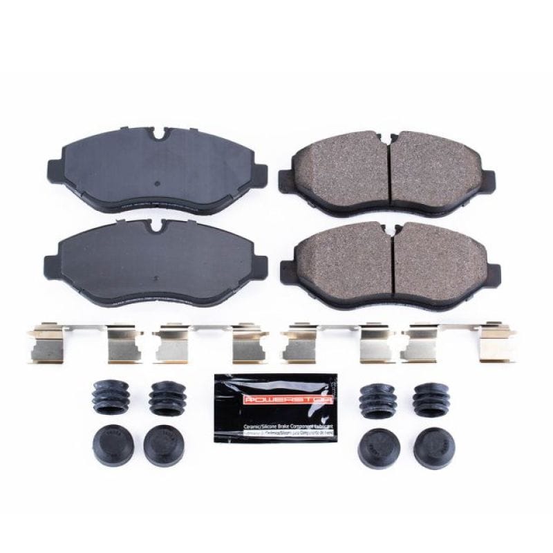 PowerStop — PowerStop - Z23 Daily Driver Carbon-Fiber Ceramic Brake Pads with Hardware Kit