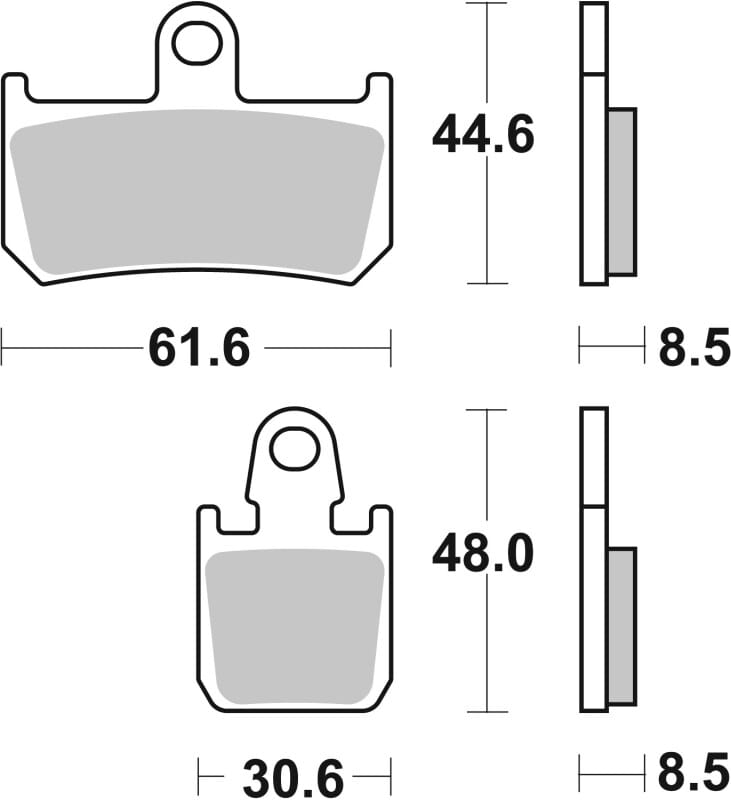 Brembo OE Powersports — Brembo OE Sinter Xtra Brake Pad
