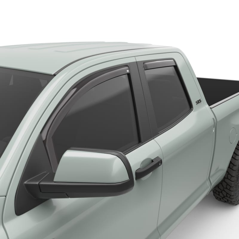 EGR — EGR 575091-4pc Smoke In-channel Window Visors for 07-21 Toyota Tundra  Crew Cab
EGR in-channel window visors front & rear set dark smoke finish