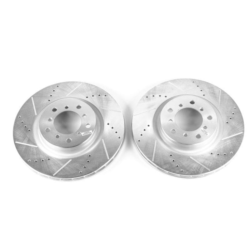 PowerStop — PowerStop Evolution Performance Drilled, Slotted & Plated Brake Rotor Pair