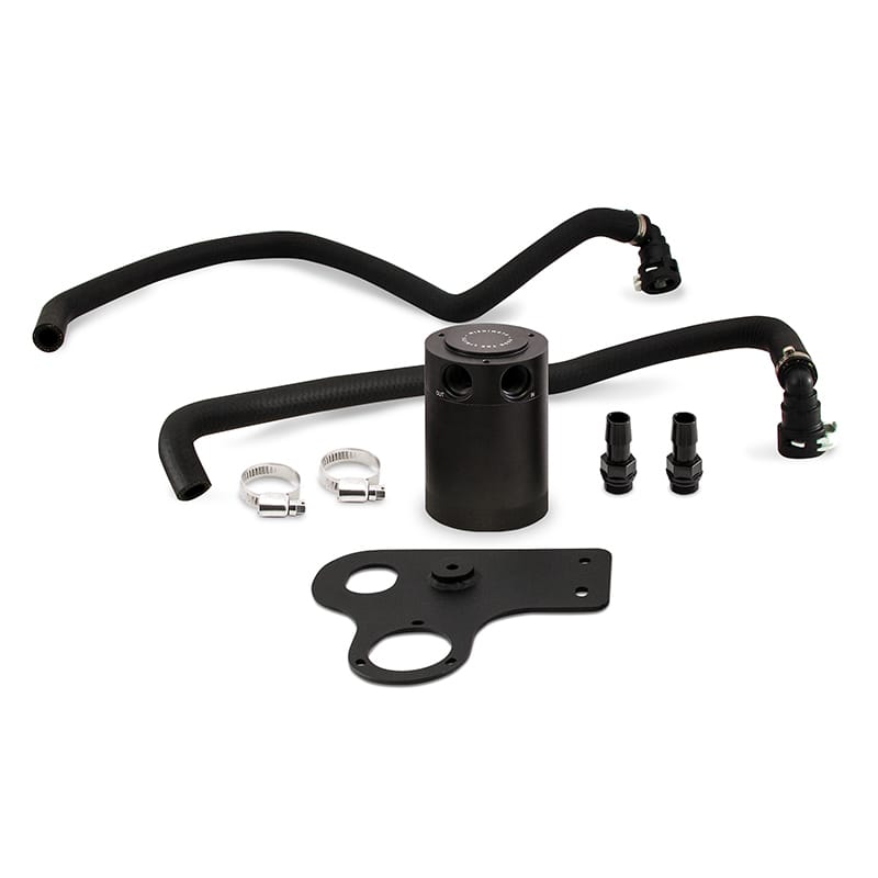 Mishimoto — Baffled Oil Catch Can, PCV Side, fits Ford Mustang GT 2018-2023