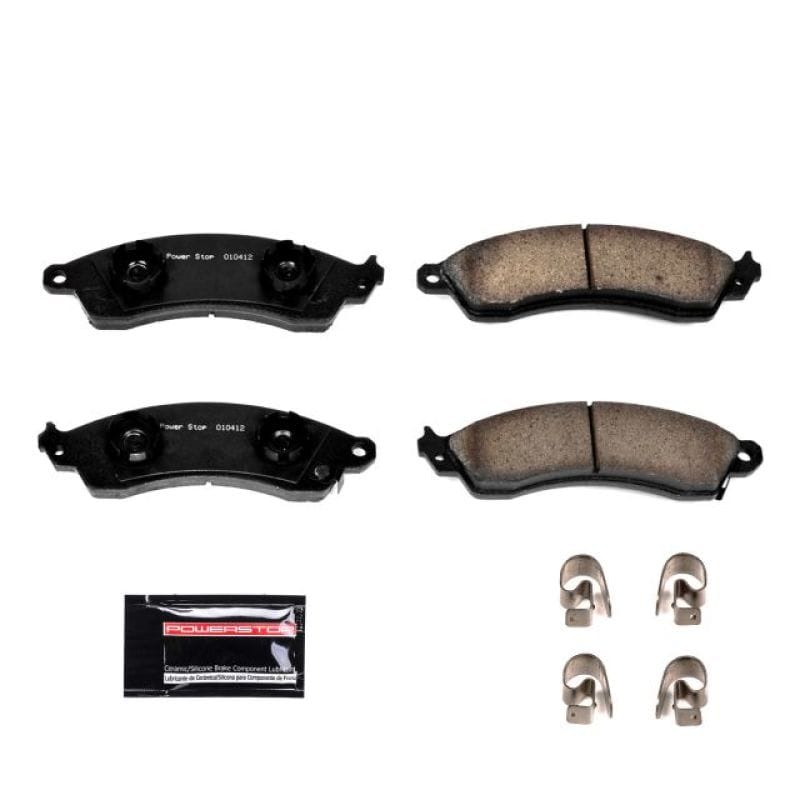 PowerStop — PowerStop - Z23 Daily Driver Carbon-Fiber Ceramic Brake Pads with Hardware Kit