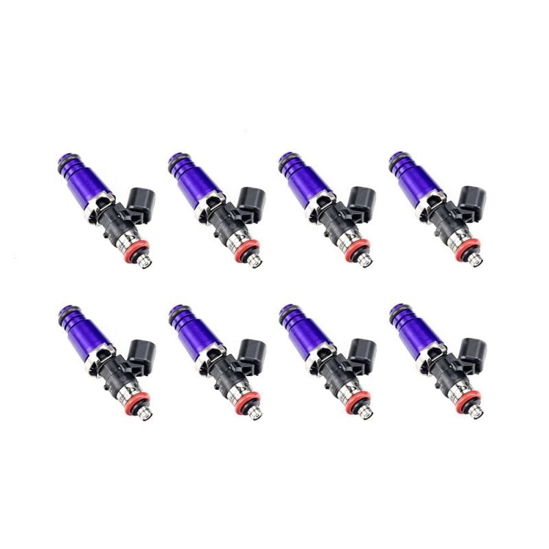 Injector Dynamics — Injector Dynamics 1340cc Injectors - 60mm Length - 14mm Purple Top - 15mm Lower O-Ring (Set of 8)