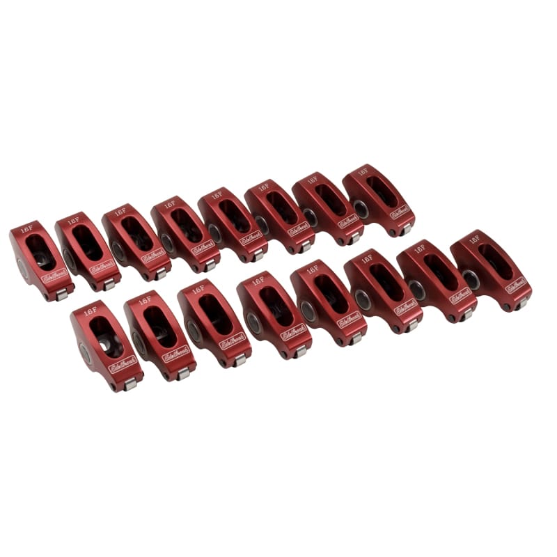 Edelbrock — Red Roller Rocker Arms