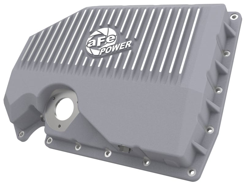 aFe — aFe POWER Street Series Engine Oil Pan Raw w/ Machined Fins
