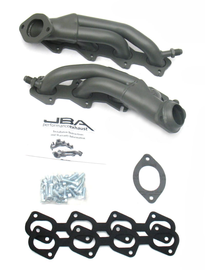 JBA — JBA 96-97 Ford Mustang 4.6L 4V 1-5/8in Primary Ti Ctd Cat4Ward Header
Exhaust Header