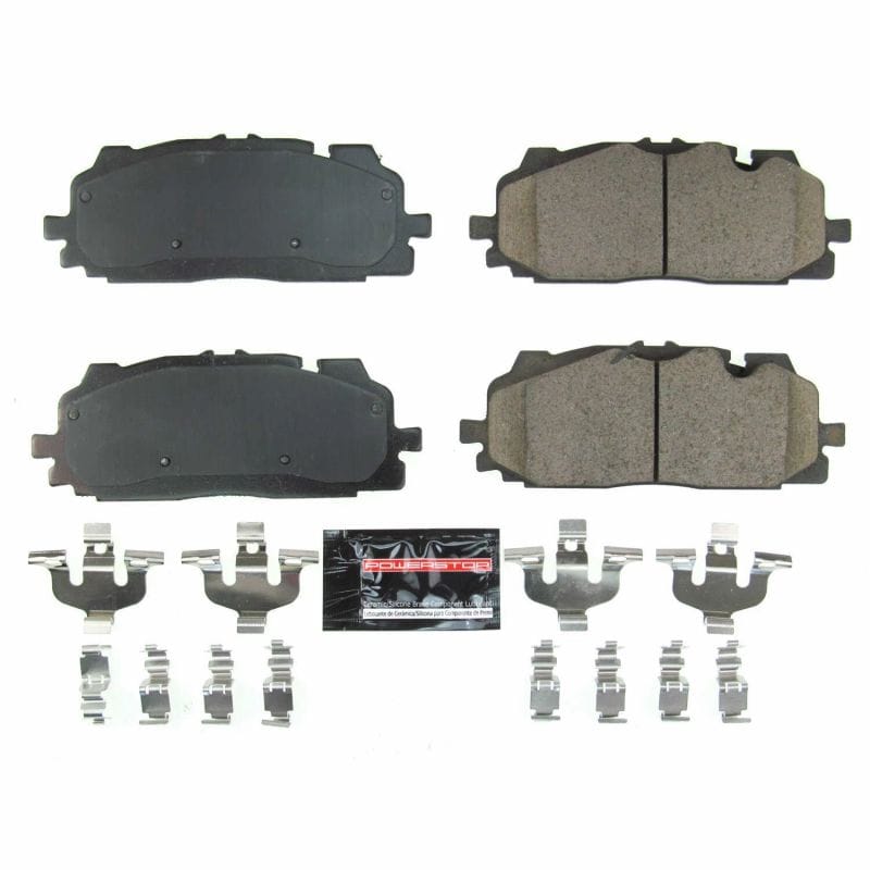 PowerStop — PowerStop - Z23 Daily Driver Carbon-Fiber Ceramic Brake Pads with Hardware Kit