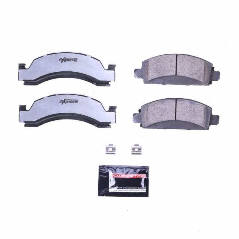 PowerStop — PowerStop - Z36 Truck and SUV Carbon-Fiber Ceramic Brake Pads with Hardware Kit