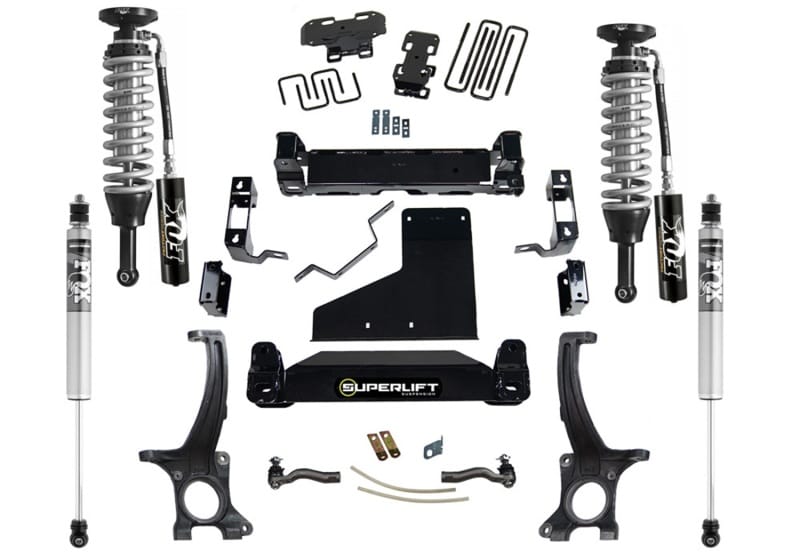 Superlift — 6" Lift Kit w/ FOX Coilovers & Rear Shocks - 07-21 Tundra 4WD
6in. Lift Kit w/FOX Coilovers/Rear Shocks-07-21 Tundra 4WD