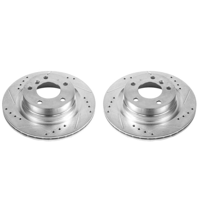 PowerStop — PowerStop Evolution Performance Drilled, Slotted & Plated Brake Rotor Pair