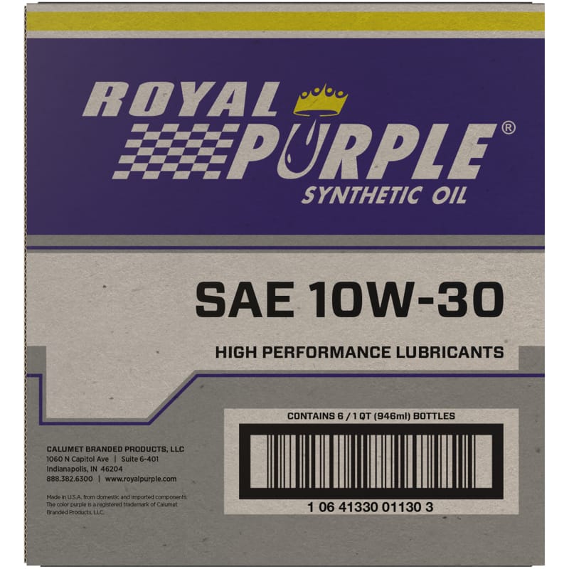 Royal Purple — Royal Purple SAE 10W-30 High Performance Synthetic Motor Oil