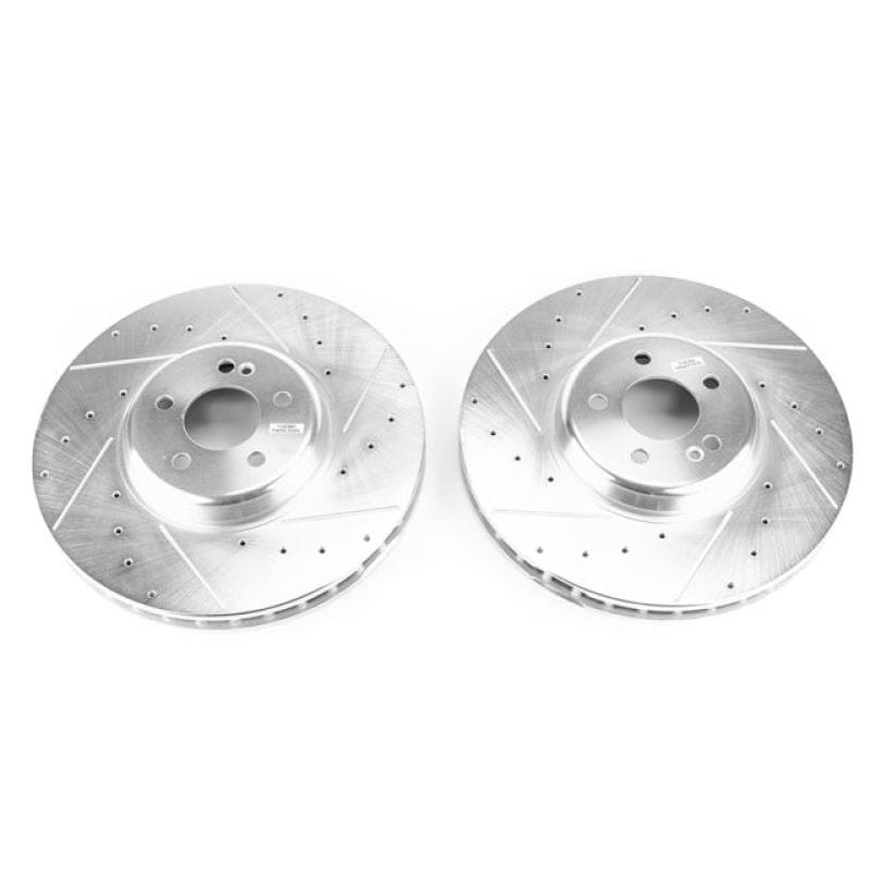 PowerStop — PowerStop Evolution Performance Drilled, Slotted & Plated Brake Rotor Pair