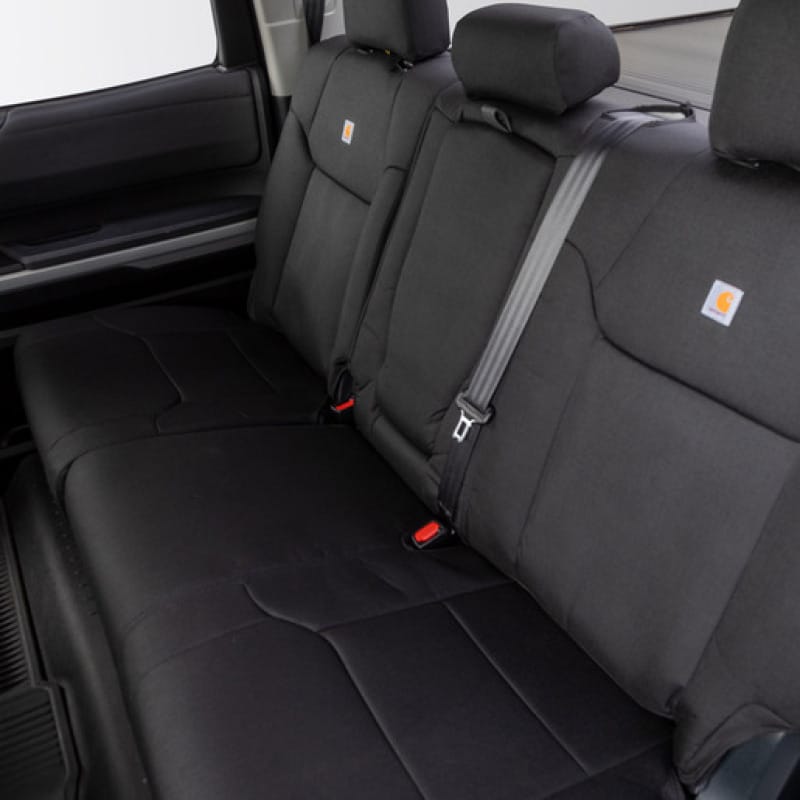 Covercraft — Covercraft 19-24 Chevrolet Silverado Carhartt PrecisionFit Custom Second Row Seat Covers - Blk