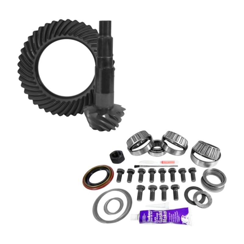 Yukon Gear & Axle — 11.25" Dana 80 3.73 Rear Ring & Pinion, Install Kit, 4.125" OD Head Bearing