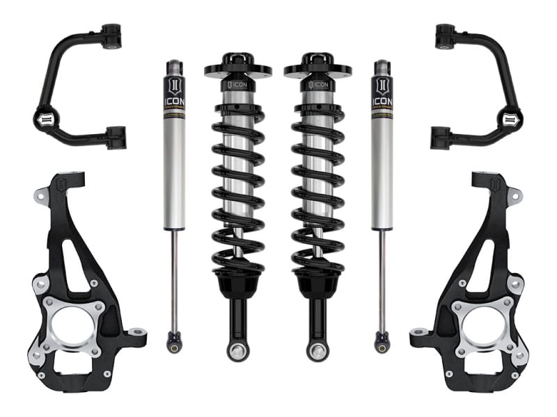 ICON — 21-24 FORD F150 4WD 3.5-4.5" STAGE 1 SUSPENSION SYSTEM W TUBULAR UCA