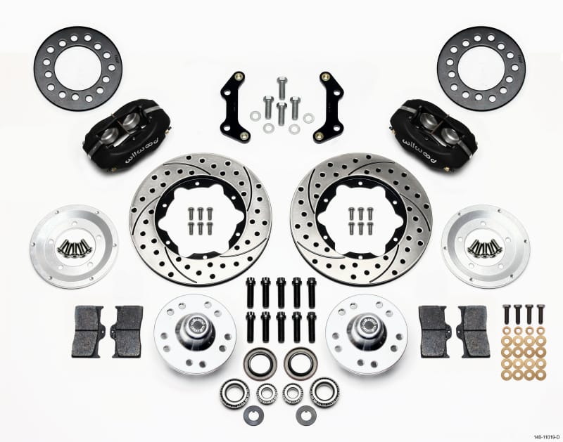 Wilwood — KIT,FRONT,MAGNUM FORCE,DROP SPINDLE,FDLI 11.00,SRP,BLACK POWDER COAT