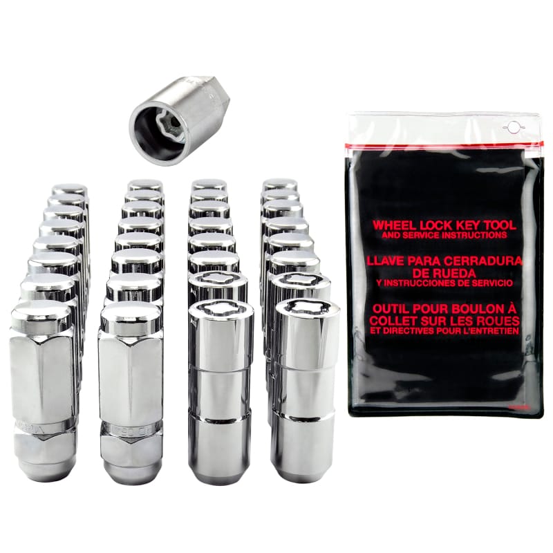 McGard — Cone Seat Exposed Style Wheel Installation Kit-Chrome