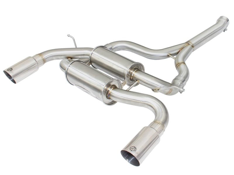 aFe — MACH Force-Xp 2-1/2 IN Stainless Steel Axle-Back Exhaust w/Polished Tip