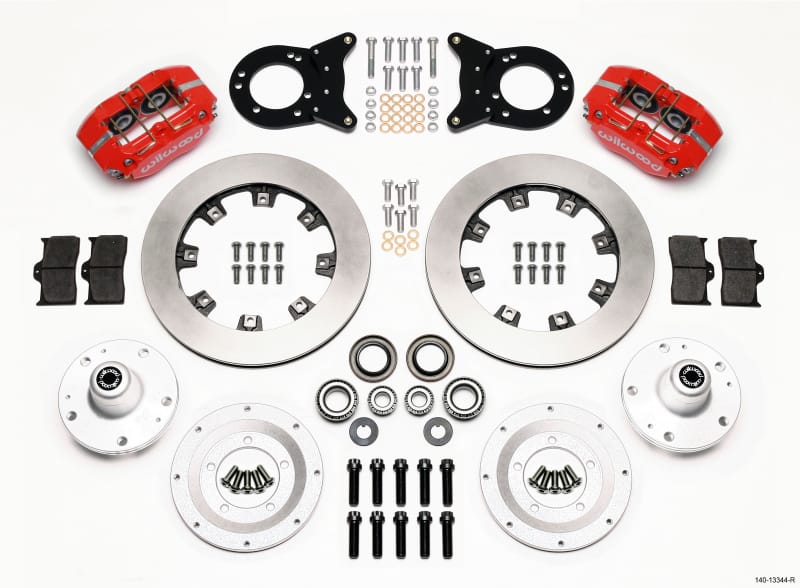 Wilwood — KIT,FRONT,MUSTANG,65-69,DP-DB,12.19 ROTOR,VENTED,RED