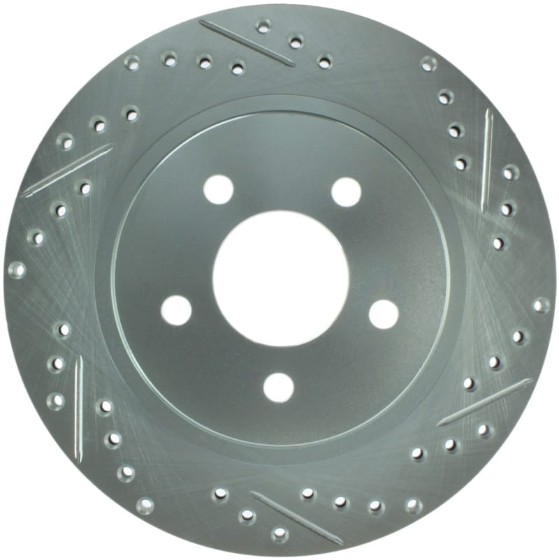 Stoptech — StopTech Select Sport Drilled and Slotted Brake Rotor; Rear Left