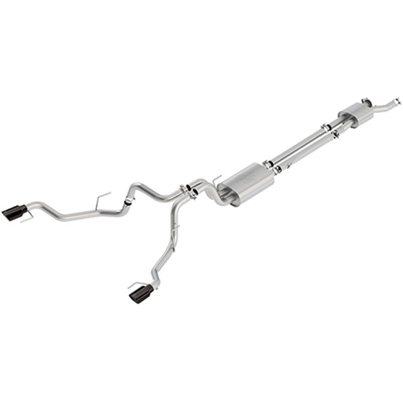 Ford Racing — 2017-2020 F-150 Raptor 3.5L Cat Back Sport Exhaust System-Black Tips
Sport Cat-Back Exhaust System
