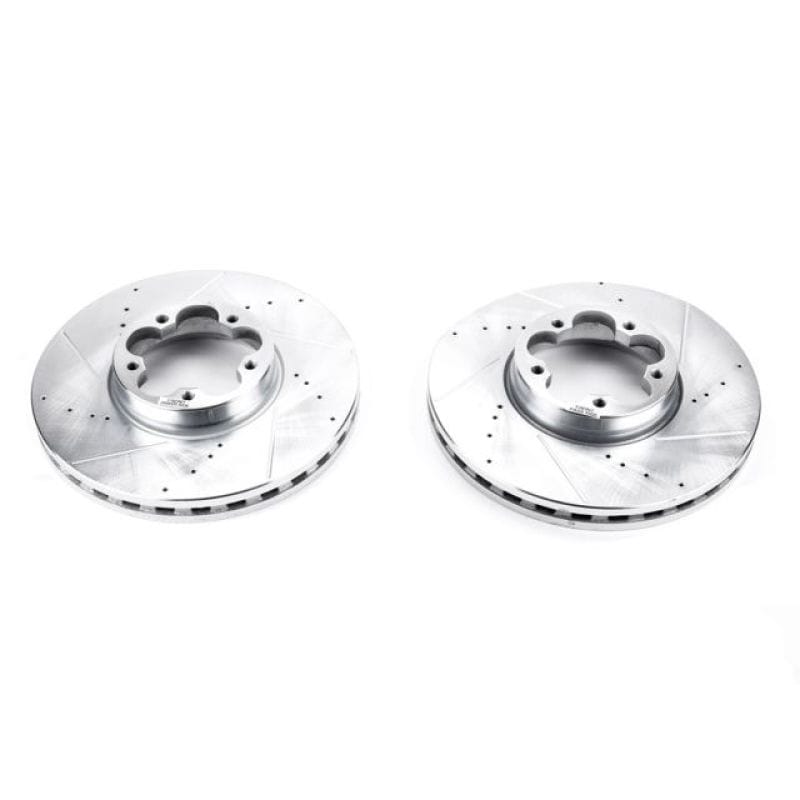 PowerStop — PowerStop Evolution Performance Drilled, Slotted & Plated Brake Rotor Pair