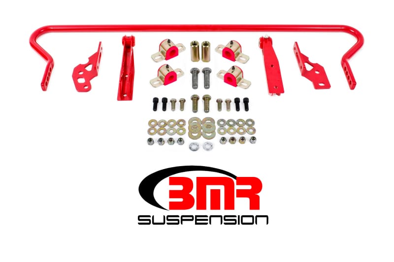 BMR Suspension — Sway Bar Kit With Bushings, Rear, Adjustable, Hollow 25mm