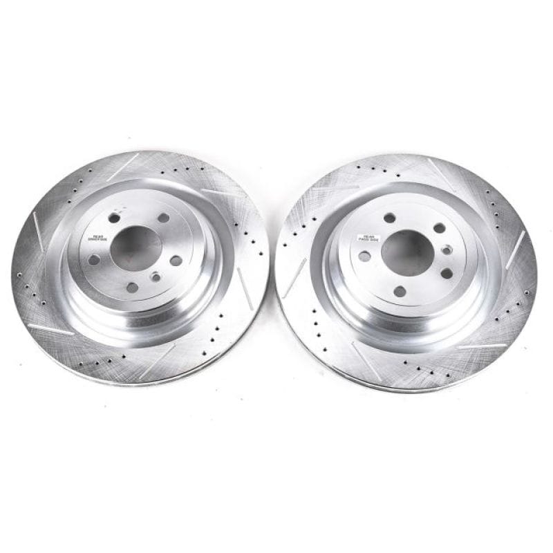 PowerStop — PowerStop Evolution Performance Drilled, Slotted & Plated Brake Rotor Pair