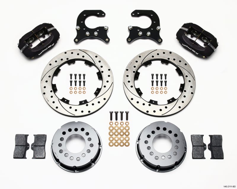 Wilwood — KIT,PRO-STREET,REAR,FDLI,OLDS/PONT,2.91 OFFSET,SRP,BLACK POWDER COAT
