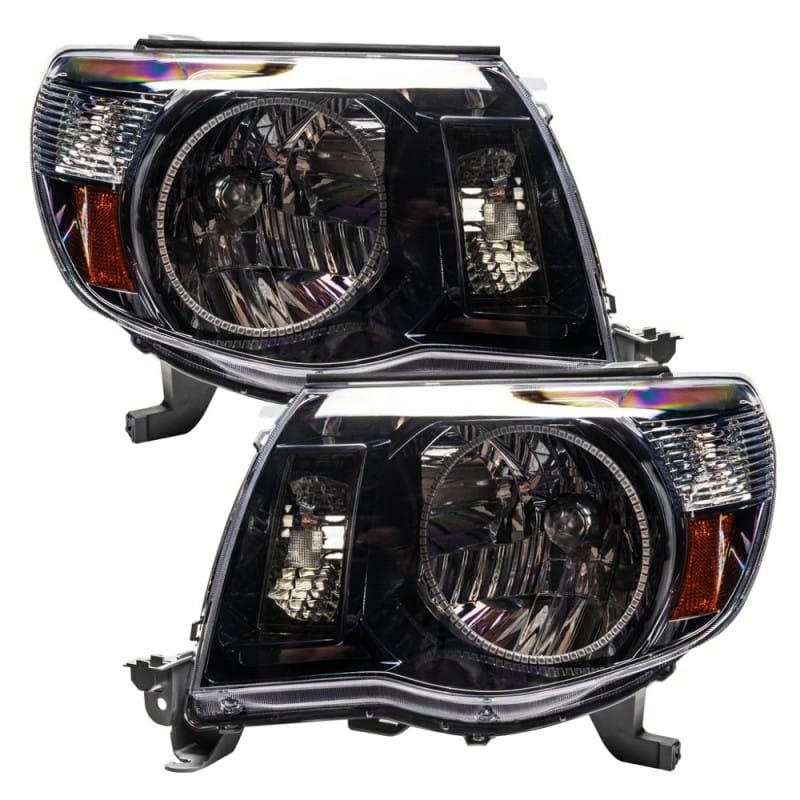 ORACLE Lighting — 2005-2011 Toyota Tacoma Pre-Assembled LED Halo Headlights - (Black Housing)