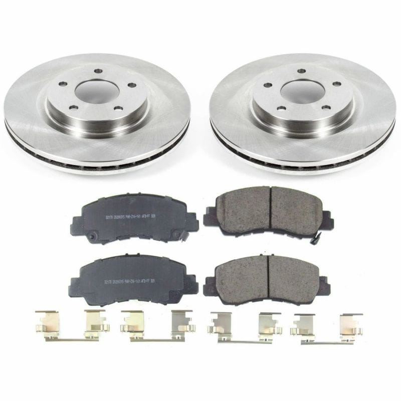 PowerStop — OE Stock Replacement Low-Dust Ceramic Brake Pad and Rotor Kit