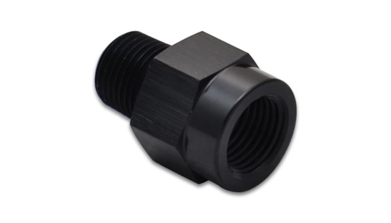 Vibrant — Female NPT to Male BSP Adapter Fitting; Size: 1/8" NPT and 1/8" BSP
1/8" Male BSP to 1/8" Female NPT Adapter Fitting, Aluminum
NPT to BSP Adapter Fitting