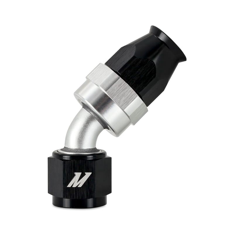 Mishimoto — -8AN Braided Line Fitting, PTFE, 45 Degree