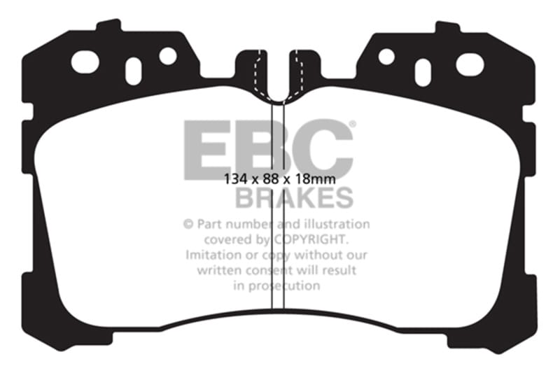EBC — Redstuff Ceramic Low Dust Brake Pads