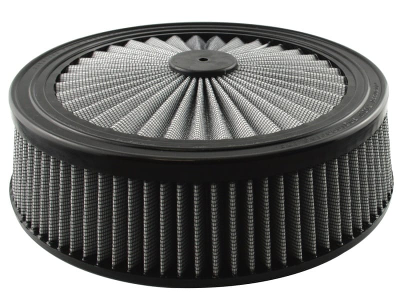aFe — Magnum FLOW T.O.P. Universal Round Racing Air Filter w/ Pro DRY S Media
MagnumFLOW Round Racing PRO DRY S Air Filter; TOP Racer
