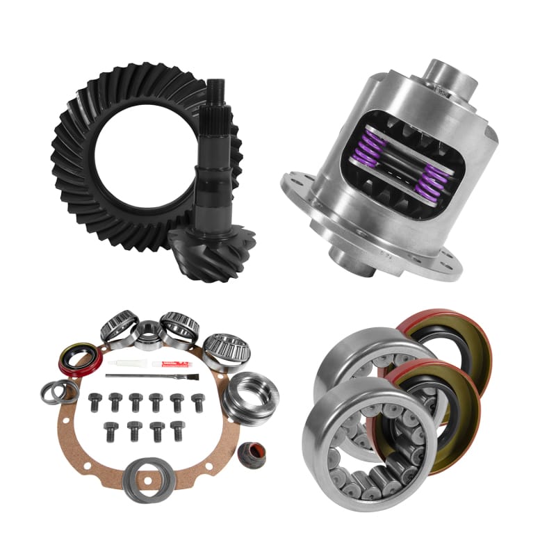 Yukon Gear & Axle — 8.8in. Ford 3.55 Rear Ring/Pinion; Install Kit; 31spl Posi; 2.99in. Axle Bearing
8.8" Ford 3.55 Rear Ring & Pinion, Install Kit, 31spl Posi, 2.99" Axle Bearings
