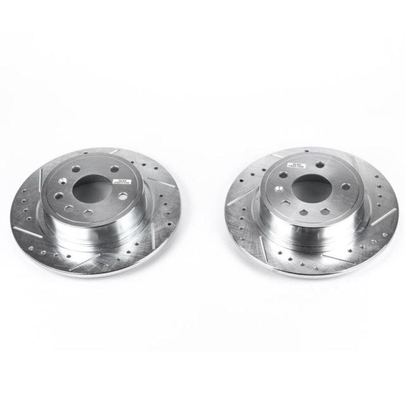 PowerStop — PowerStop Evolution Performance Drilled, Slotted & Plated Brake Rotor Pair