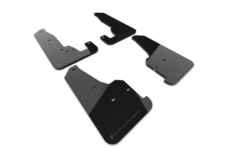 Rally Armor — Black Mud Flap/Metallic Black Logo