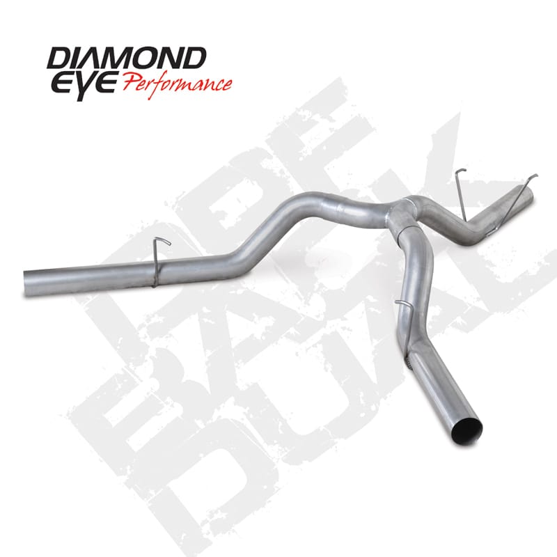 Diamond Eye Performance — 2014 DODGE 6.7L CUMMINS 2500 MEGA CAB SHORT BOX ONLY 4" DPF BACK DUAL ALUM