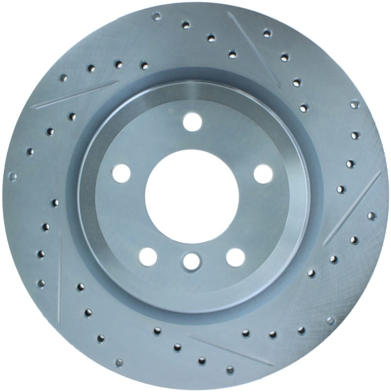 Stoptech — StopTech Select Sport Drilled and Slotted Brake Rotor; Rear Left
Select Sport Drilled/Slotted Rotor