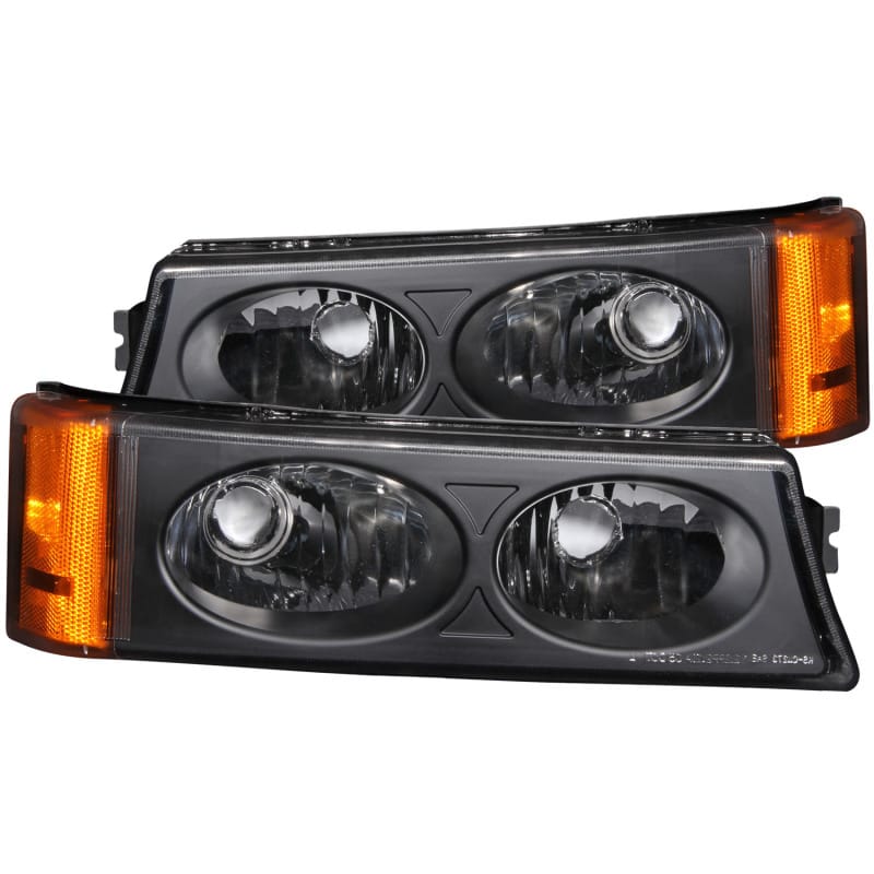 ANZO — ANZO 2003-2006 Chevrolet Silverado 1500 Euro Parking Lights Black
PrkngLghtAssembly
