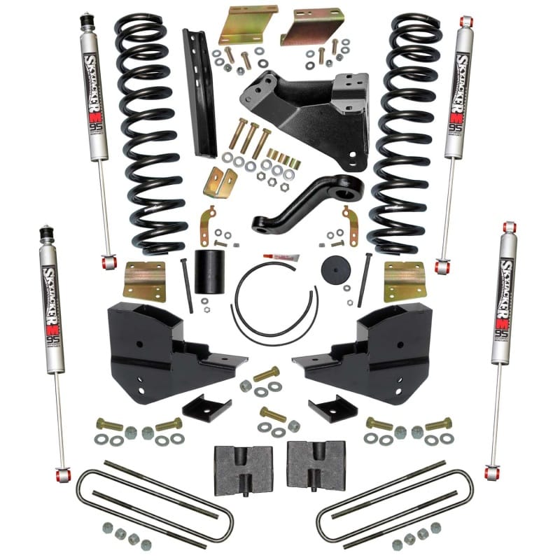 Skyjacker — 6 in. Suspension Lift Kit with Front Coils; Rear Blocks;/M95 Monotube Shocks.