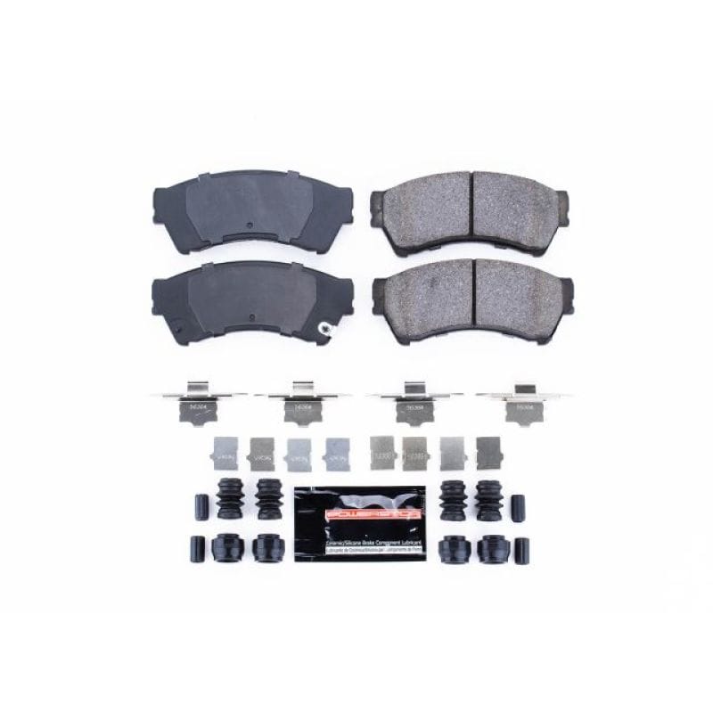 PowerStop — PowerStop - Z23 Daily Driver Carbon-Fiber Ceramic Brake Pads with Hardware Kit